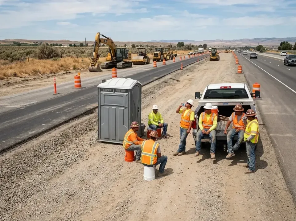 highway-road-construction-crew-007 — frequently asked questions, Porta Potty and Restroom Rentals in Kouts, IN